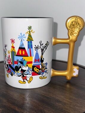 Disney Parks Mickey’s 90th Birthday Celebration Celebration Key Handle Mug